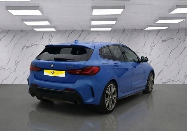 Used BMW M135 Comfort Edition 306 HP (225 kW) 2020 Blue Hatchback