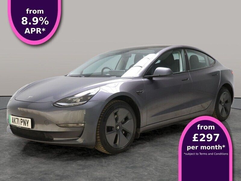 Grey Used 2021 Tesla Model 3 Long Range Sedan | £19,260 (Fair price) - Image 1/3