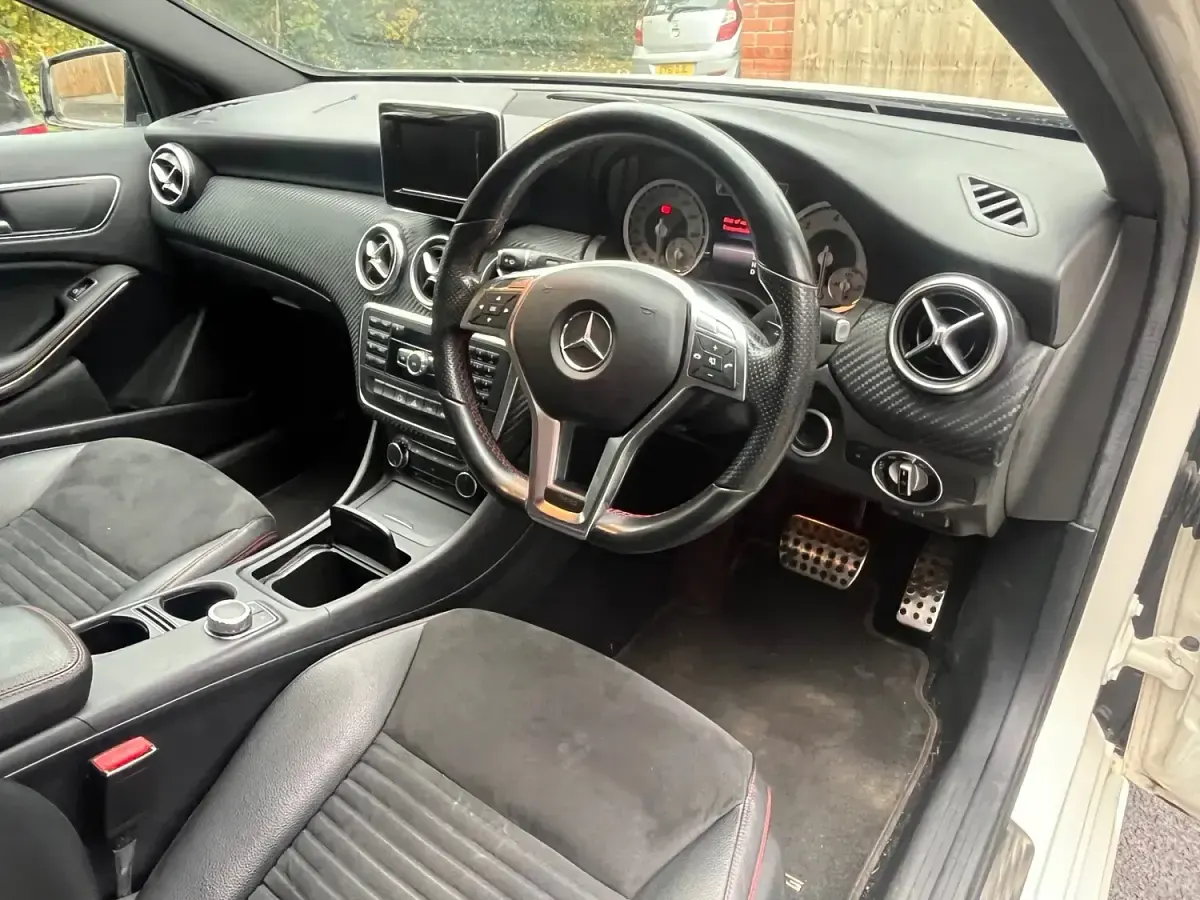 Used Mercedes A220 AMG 2014 White Hatchback