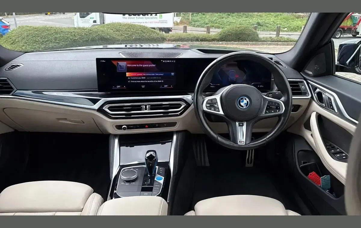 Used BMW i4 M Sport 250 kW (340 HP) 2022 Blue Sedan
