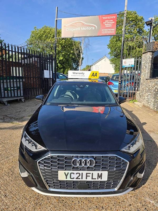 Black Used 2021 Audi A3 Sportback Sport Hatchback | £15,450 (Fair price) - Image 1/4