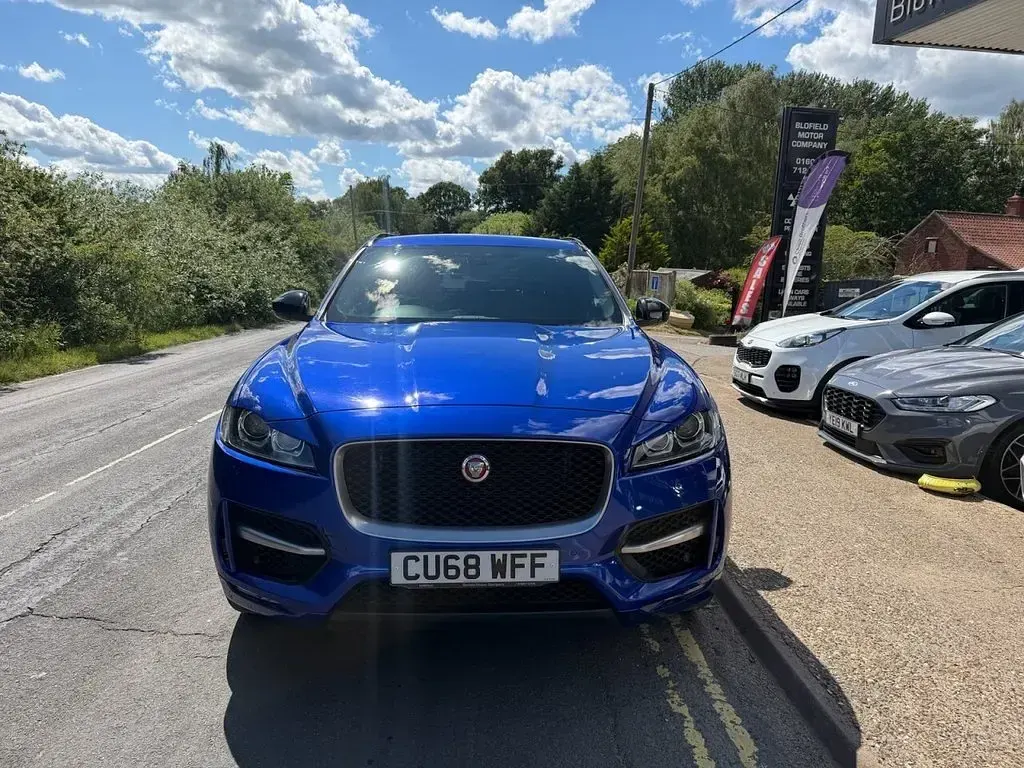 Used Jaguar F-Pace R-Sport 240 HP (176 kW) 2018 Blue SUV