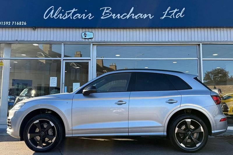 Used Audi Q5 Black Edition 190 HP (139 kW) 2020 Silver SUV