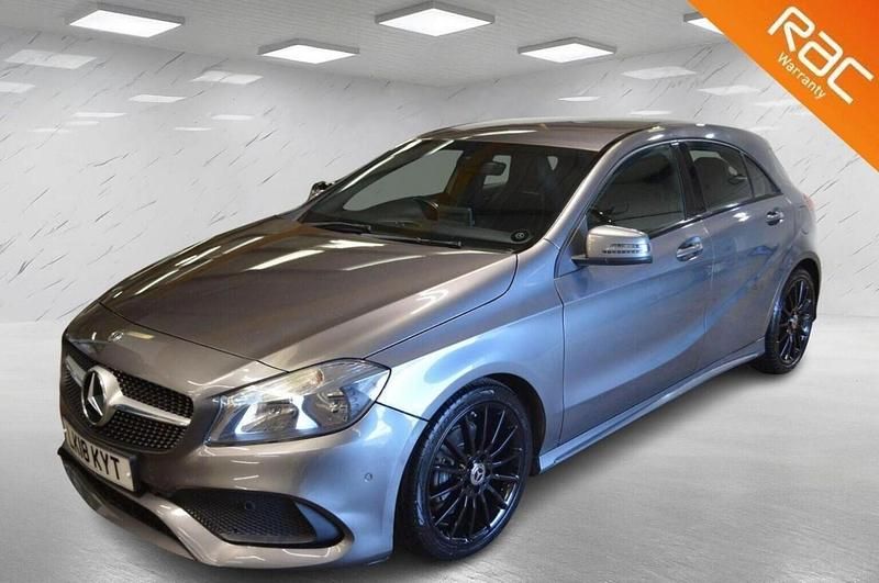 Grey Used 2018 Mercedes A180 AMG line Hatchback | £12,890 (Fair price) - Image 1/4