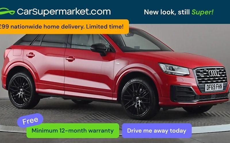 Used Audi Q2 Black Edition 150 HP (110 kW) 2020 Red SUV