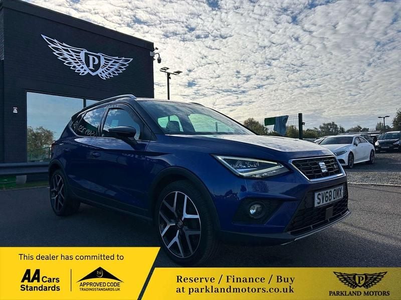 Blue Used 2018 Seat Arona FR Sport SUV | £10,695 (Fair price) - Image 1/4