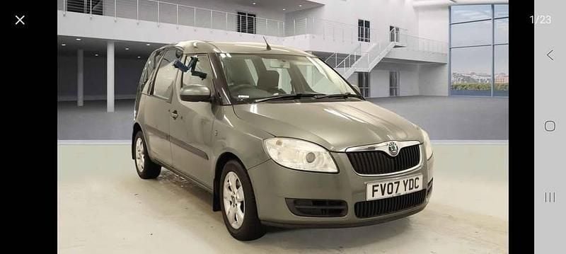 Used Skoda Roomster 105 HP (77 kW) 2007 Green MPV