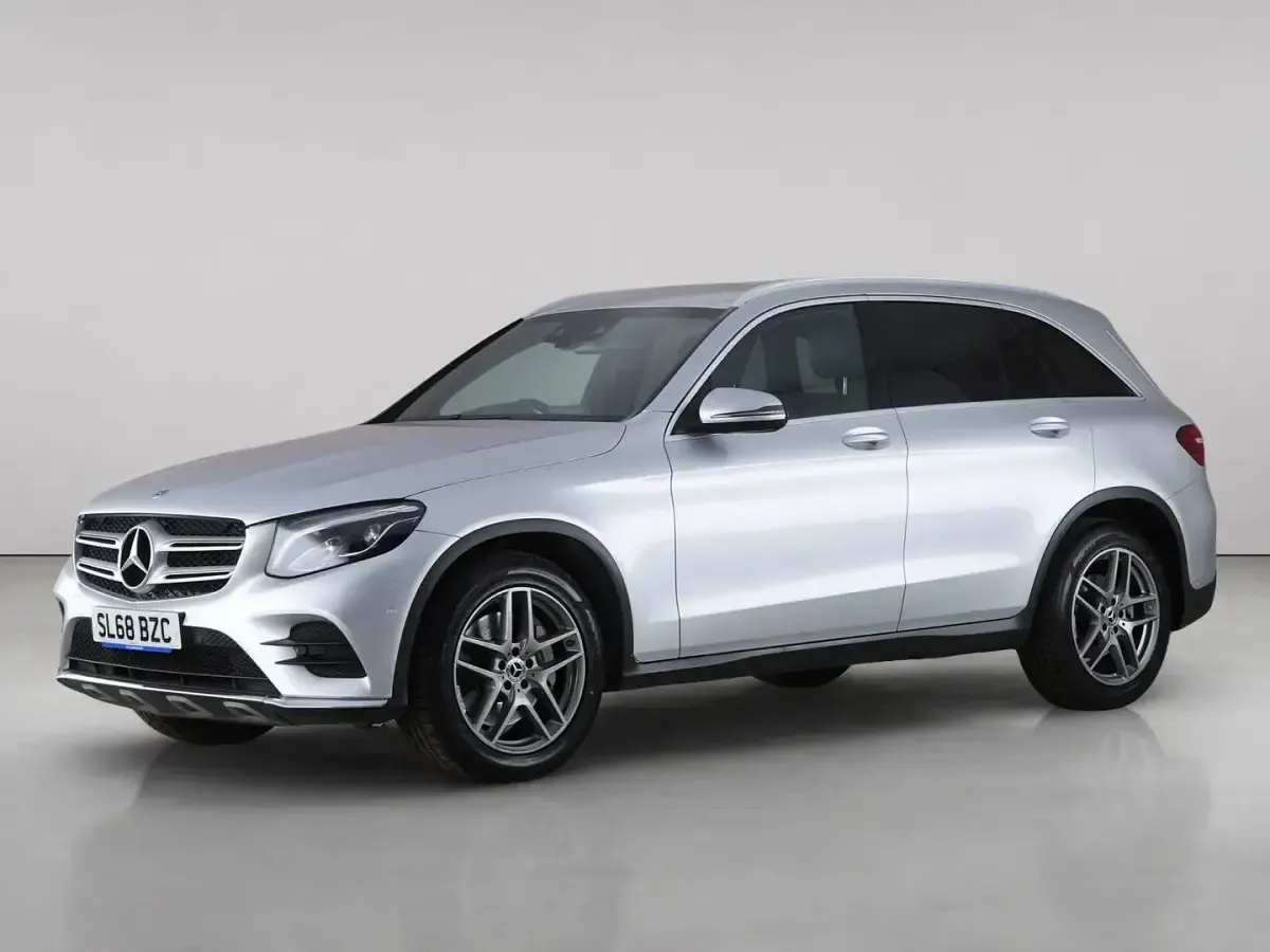 Used Mercedes GLC220 AMG line 170 HP (125 kW) 2018 Silver SUV