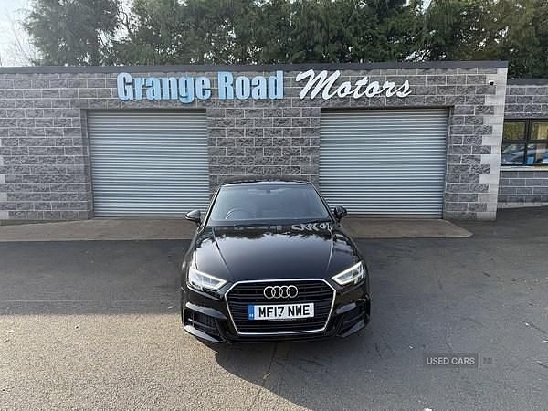 Used Audi A3 S-Line 110 HP (80 kW) 2017 Black Hatchback