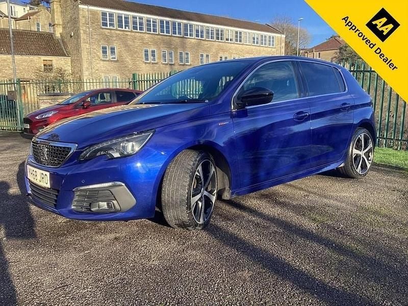 Usado Peugeot 308 GT-line 130 HP (95 kW) 2018 Azul Citadino