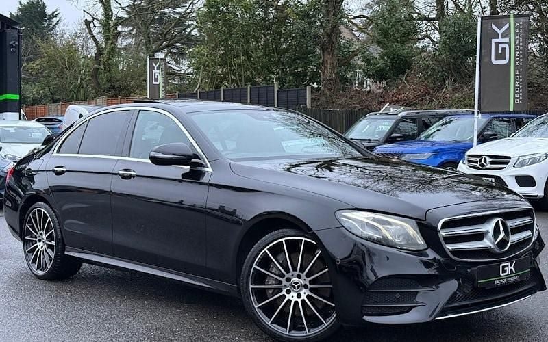 Used Mercedes E400 AMG Line Premium Plus 340 HP (250 kW) 2018 Black Sedan