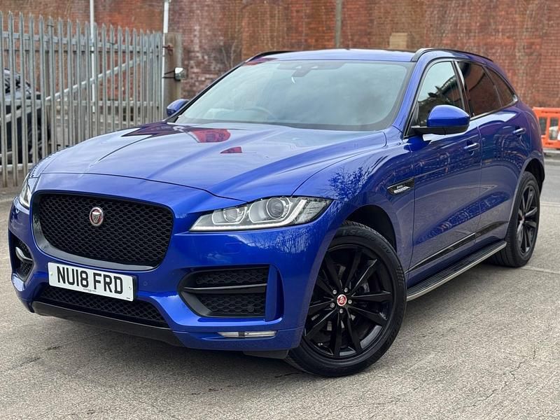 Used Jaguar F-Pace R-Sport 180 HP (132 kW) 2018 Blue SUV