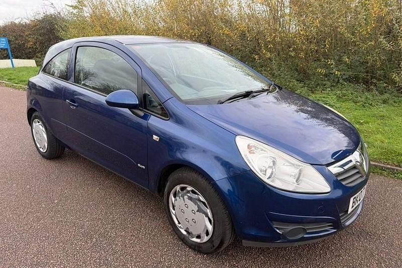 Used Vauxhall Corsa Club 79 HP (58 kW) 2007 Blue Hatchback