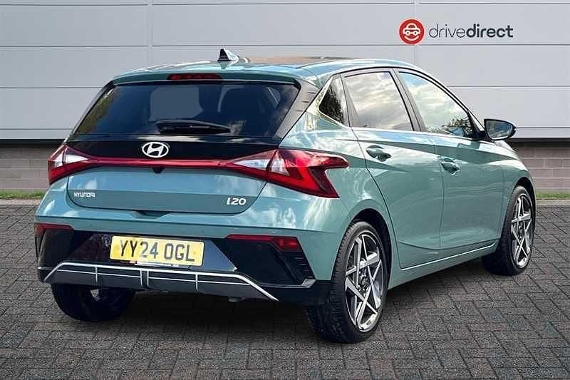 Used Hyundai i20 Ultimate 100 HP (73 kW) 2024 Green Hatchback