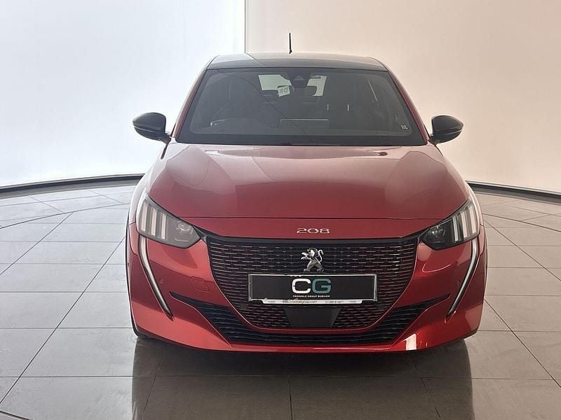 Red Used 2021 Peugeot e-208 GT Hatchback | £12,490 (Fair price) - Image 1/4