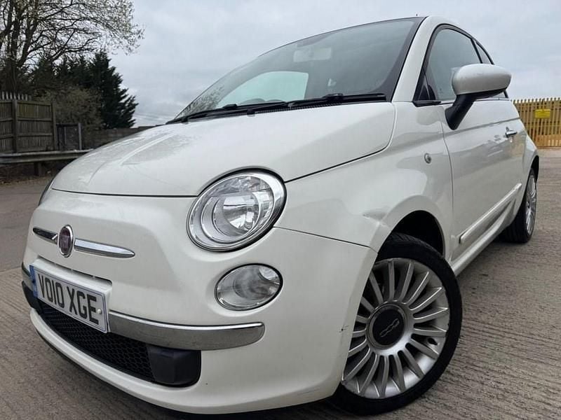 Used Fiat 500 Lounge 69 HP (50 kW) 2010 White Hatchback