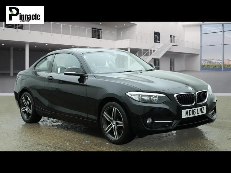 Used BMW 218 Sport Line 2016 Black Coupe