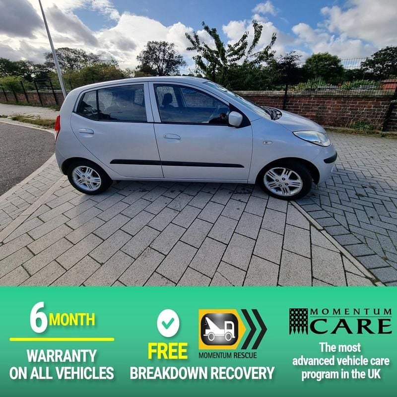 Silver Used 2010 Hyundai i10 Comfort Hatchback | £1,500 (Good price) - Image 1/4