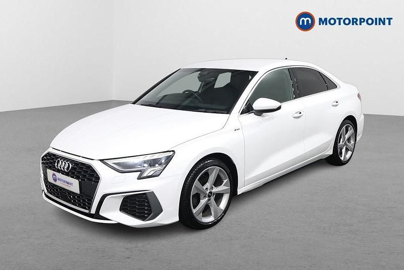 Used Audi A3 S-Line 2021 White Sedan