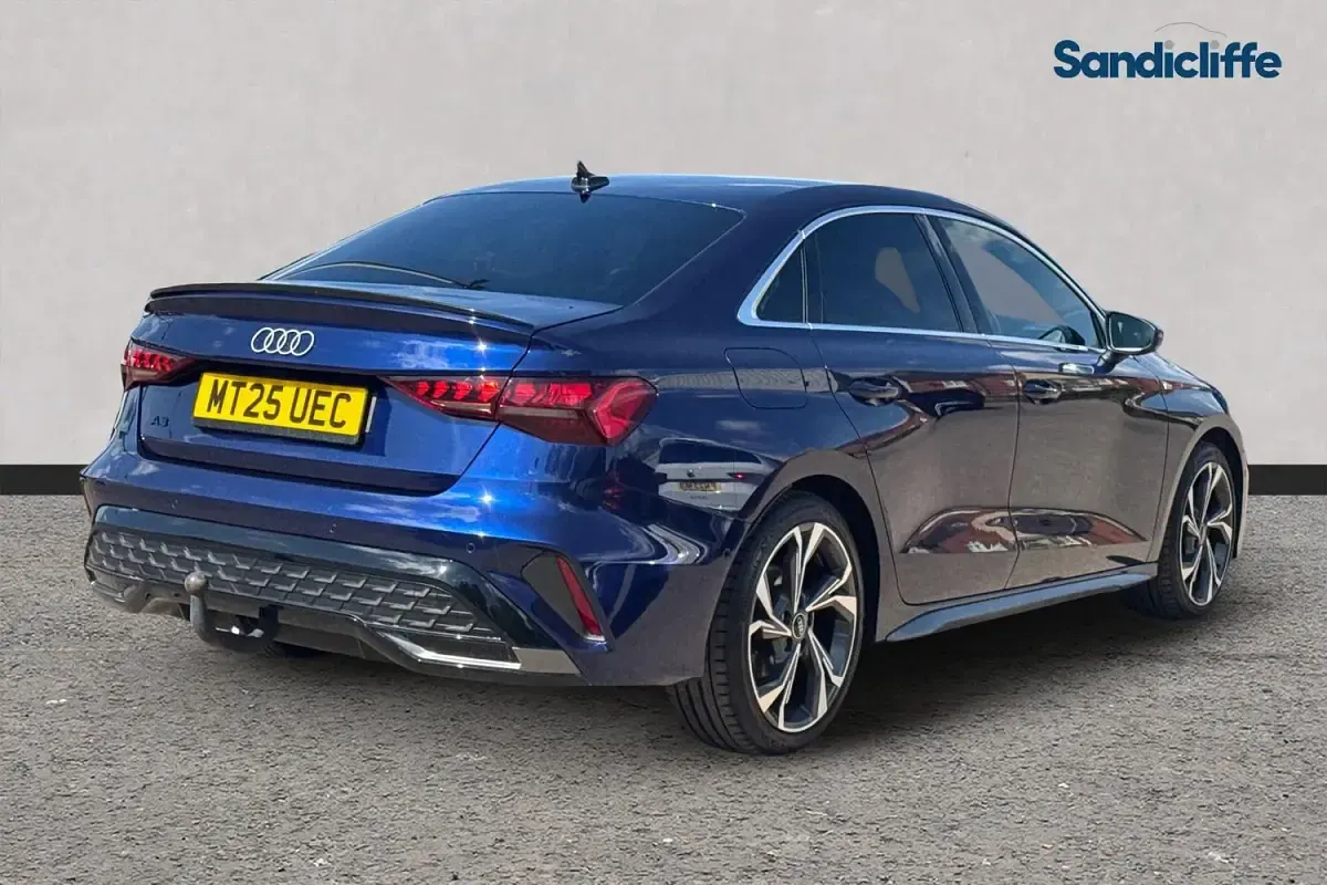 Used Audi A3 S-Line 150 HP (110 kW) 2025 Blue Sedan