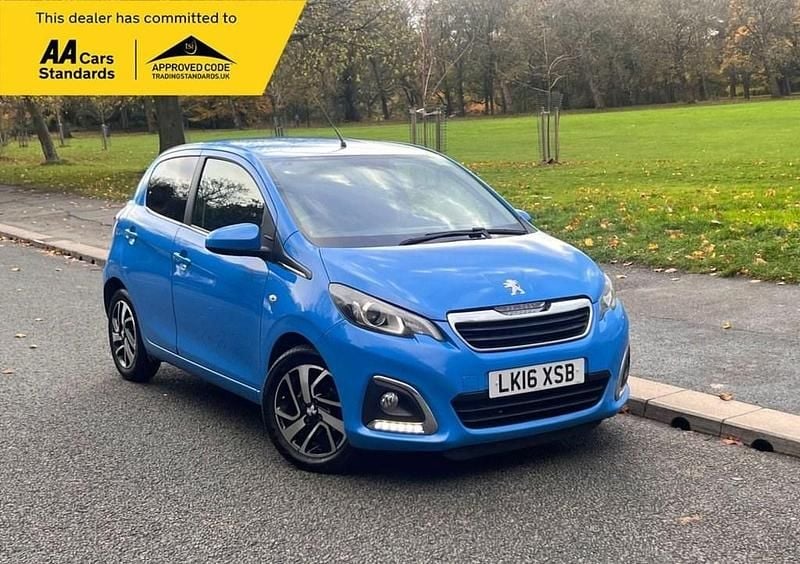 Blue Used 2016 Peugeot 108 Allure Hatchback | £3,995 (Fair price) - Image 1/4