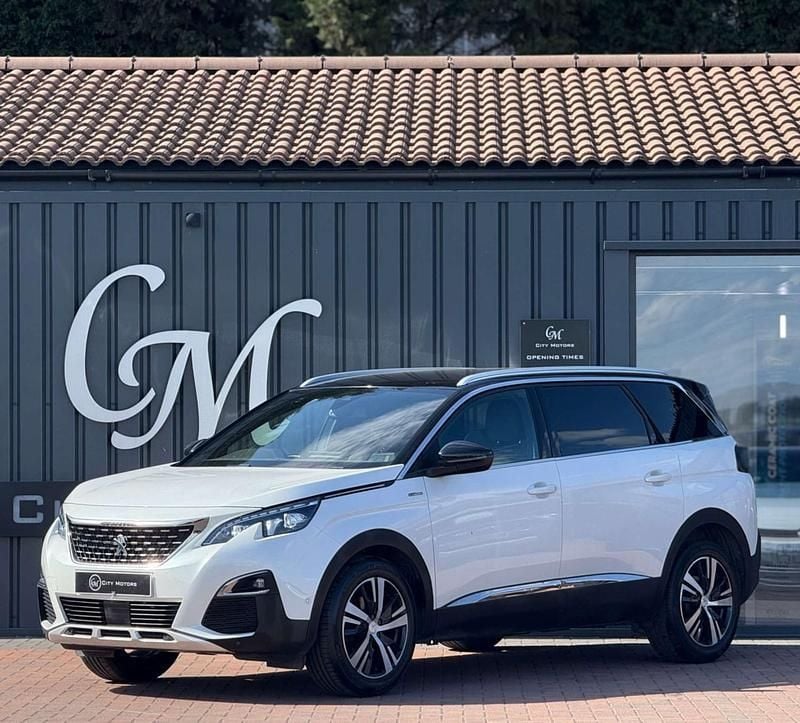 White Used 2019 Peugeot 5008 GT-line MPV | £13,990 (Fair price) - Image 1/4