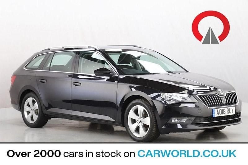 Black Used 2018 Skoda Superb SE Technology Estate | £10,700 (Fair price) - Image 1/3