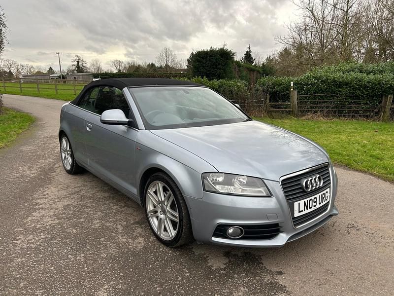Silver Used 2009 Audi A3 Cabriolet S-Line Cabriolet | £2,990 (Fair price) - Image 1/4
