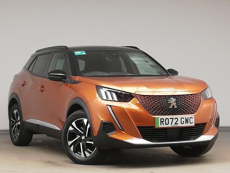 Used Peugeot e-2008 GTi 100 kW (136 HP) 2023 Orange SUV