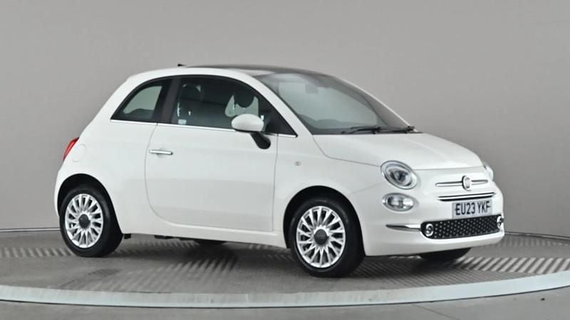 White Used 2023 Fiat 500 Hatchback | £9,298 (Fair price) - Image 1/4