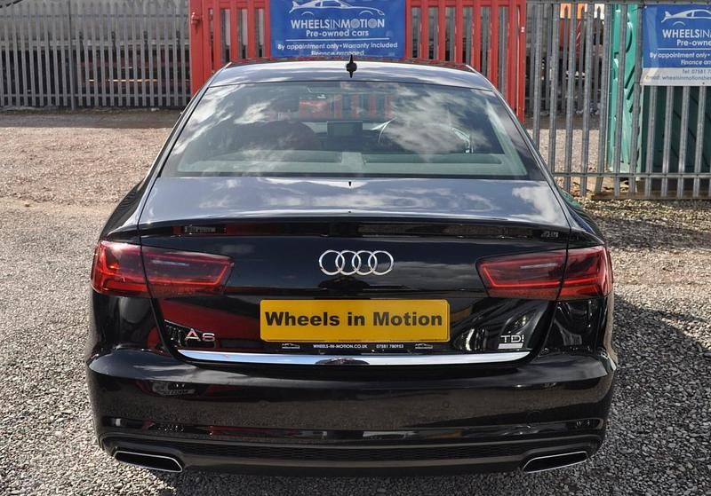 Used Audi A6 S-Line 190 HP (139 kW) 2015 Black Sedan