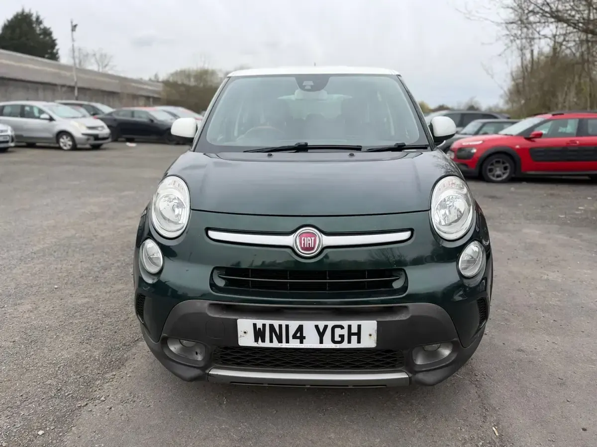 Used Fiat 500L Trekking 85 HP (62 kW) 2014 Green MPV