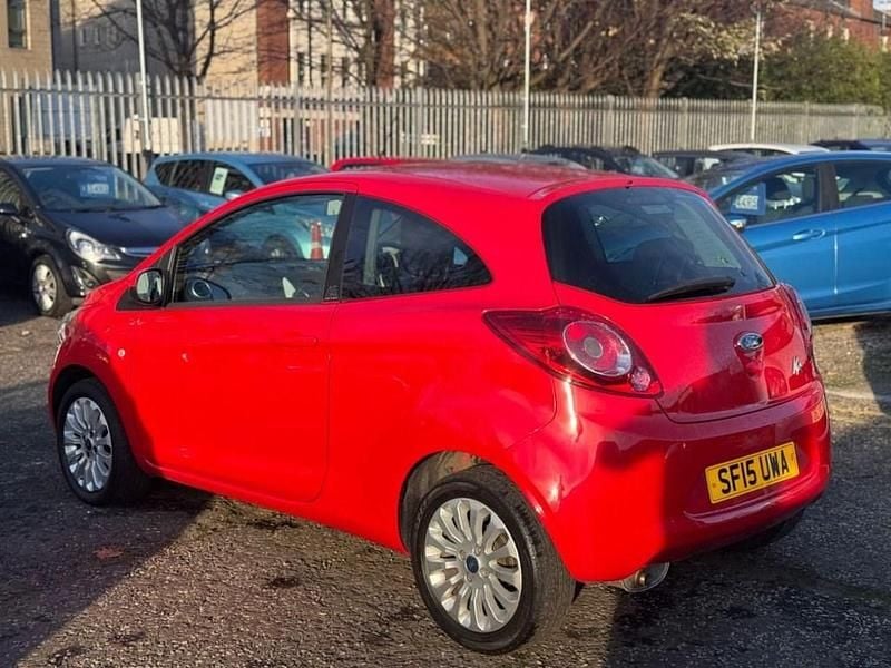 Used Ford Ka Zetec 69 HP (50 kW) 2015 Red Hatchback