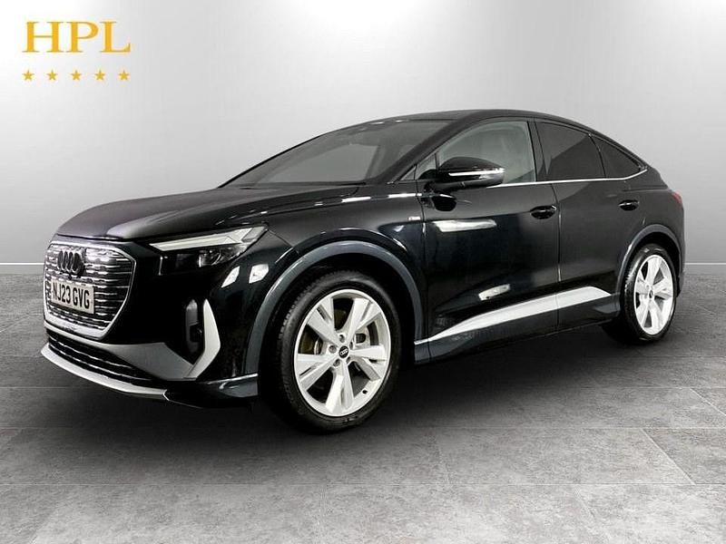 Used Audi Q4 Sportback e-tron S-Line 150 kW (204 HP) 2023 Black SUV