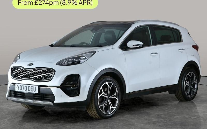 Used Kia Sportage GT-Line S 136 HP (100 kW) 2020 White SUV