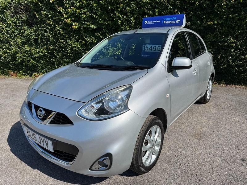 Silver Used 2015 Nissan Micra Acenta Hatchback | £5,495 (A bit pricey) - Image 1/4