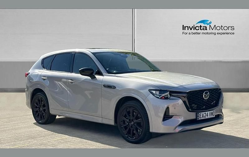 Silver Used 2024 Mazda CX-60 Homura-Line SUV | £33,250 (A bit pricey) - Image 1/4