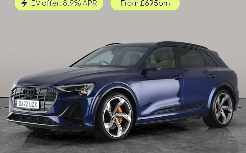 Blue Used 2022 Audi e-tron Comfort SUV | £37,642 - Image 1/3