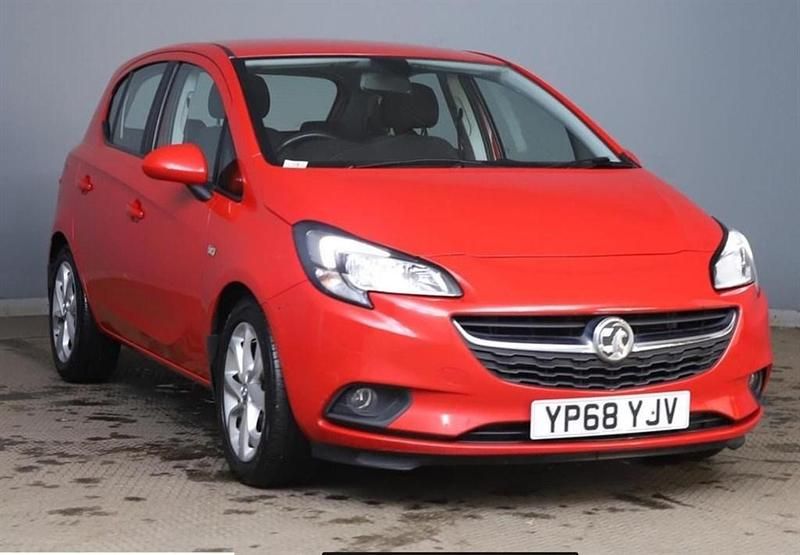 Used Vauxhall Corsa 75 HP (55 kW) 2018 Red Hatchback