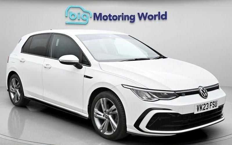 Used VW Golf VIII R-line 150 HP (110 kW) 2023 White Hatchback