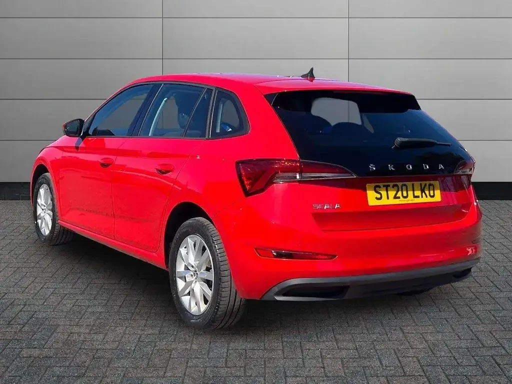 Used Skoda Scala SE 115 HP (84 kW) 2020 Corrida red Hatchback