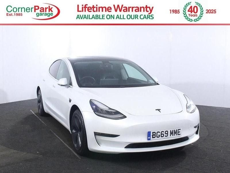 Used Tesla Model 3 Long Range AWD 366 kW (498 HP) 2019 White Sedan