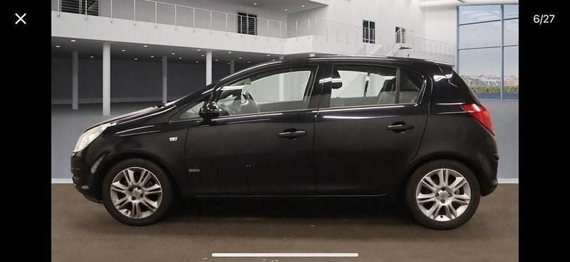 Used Vauxhall Corsa Design Edition 89 HP (65 kW) 2009 Black Hatchback