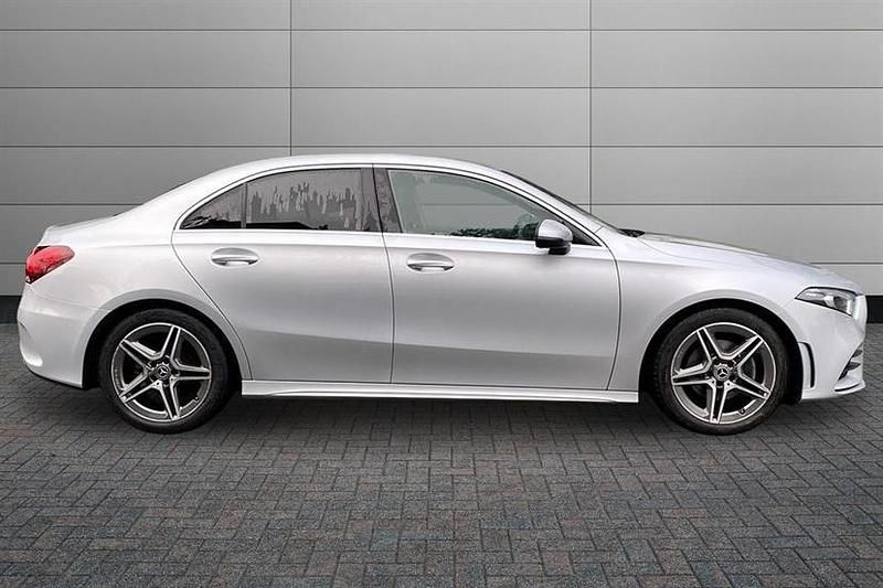 Used Mercedes A180 AMG line 136 HP (100 kW) 2021 Silver Sedan