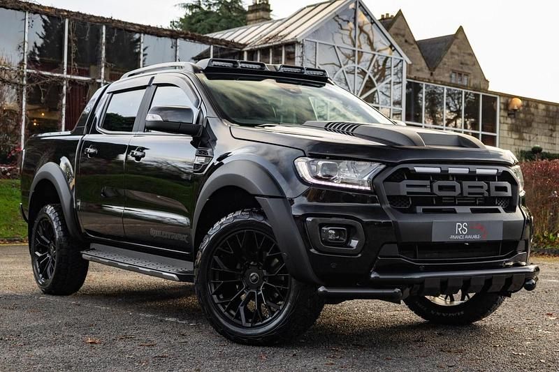 Black Used 2022 Ford Ranger Wildtrack Pickup | £23,491 (Fair price) - Image 1/4