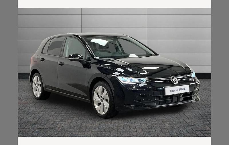 New VW Golf VIII Match 200 HP (147 kW) 2025 Black Hatchback