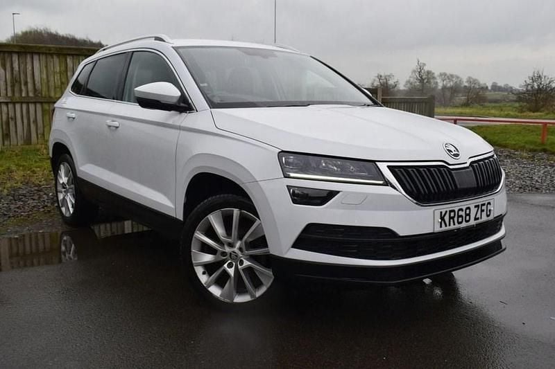Used Skoda Karoq SE L 115 HP (84 kW) 2018 White SUV