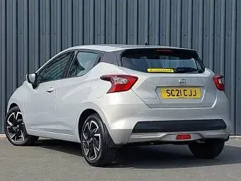 Used Nissan Micra Acenta 92 HP (67 kW) 2021 Silver Hatchback
