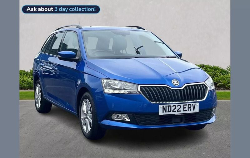 Blue Used 2022 Skoda Fabia SE Estate | £12,730 (Fair price) - Image 1/4