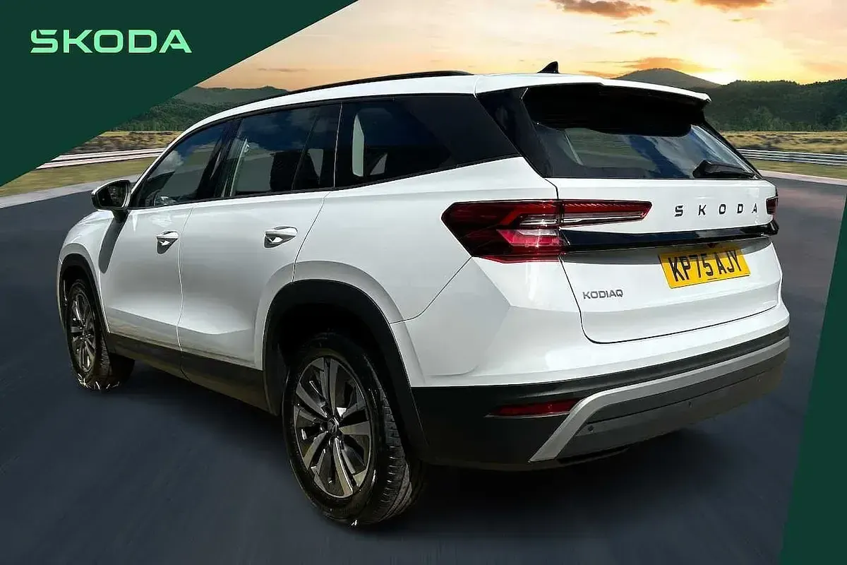 Used Skoda Kodiaq SE 110 HP (80 kW) 2025 Moon white metallic SUV